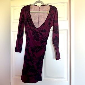 Charlotte Russe Midi 3/4 Sleeve Bodycon Dress